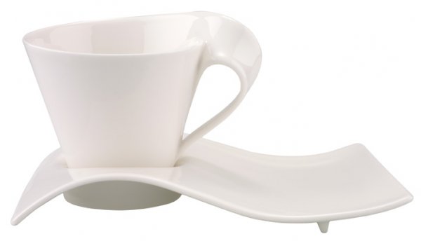 Cappuccino Tasse obere New Wave 0,25l weiss