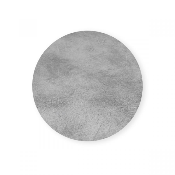 Tischplatte Laminat Ø 60 cemento