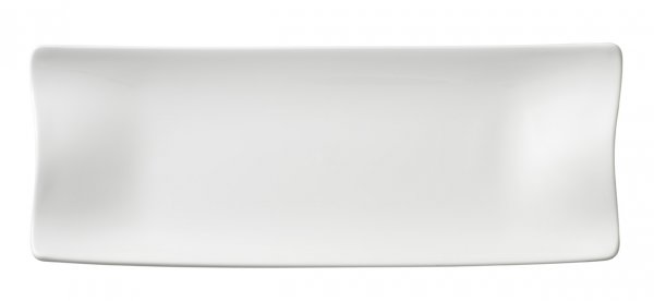 Teller Cera lang 42x15 cm, weiss